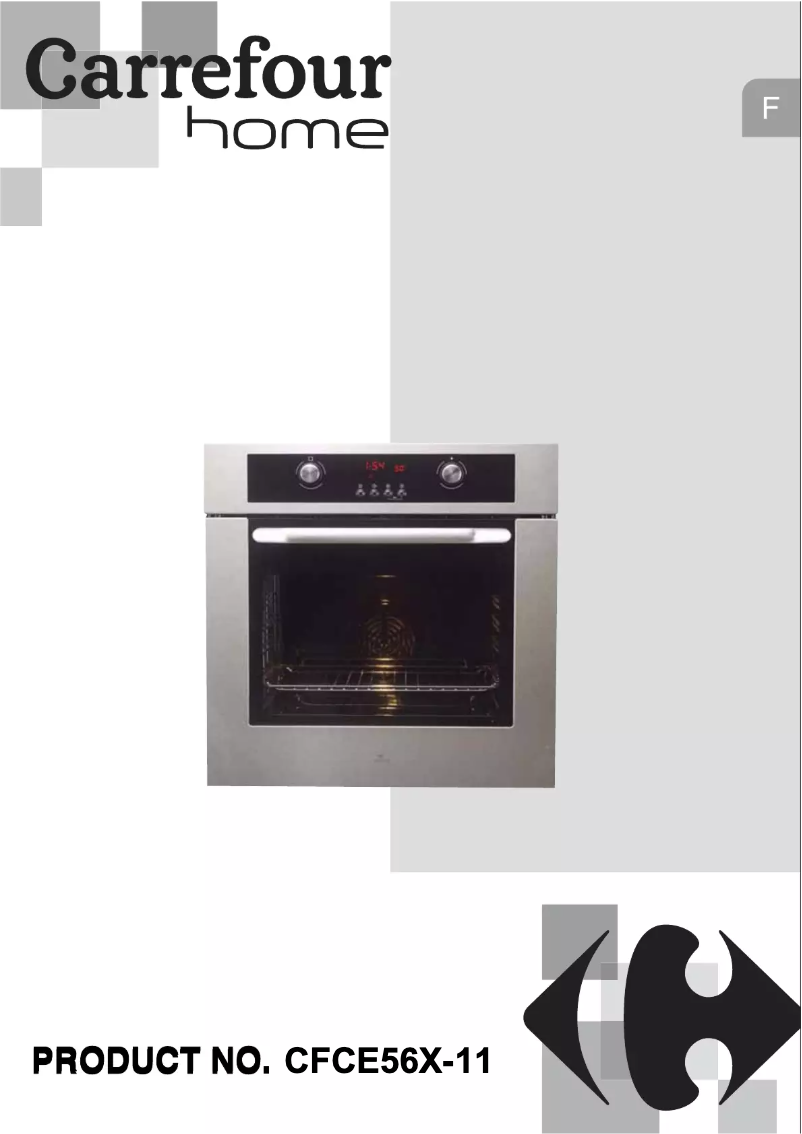Página 1 del manual Manual de usuario Carrefour Home CFCE56X-11