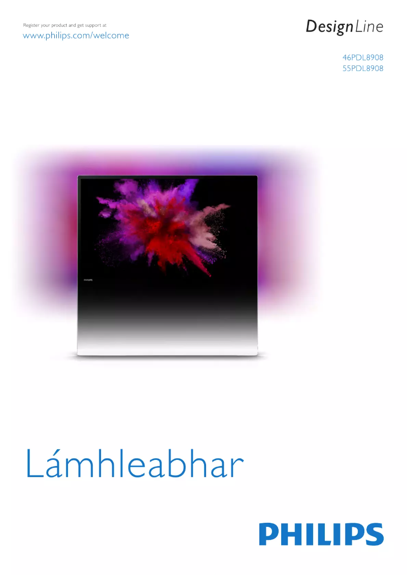 Página 1 del manual Manual de usuario Philips DesignLine 55PDL8908S