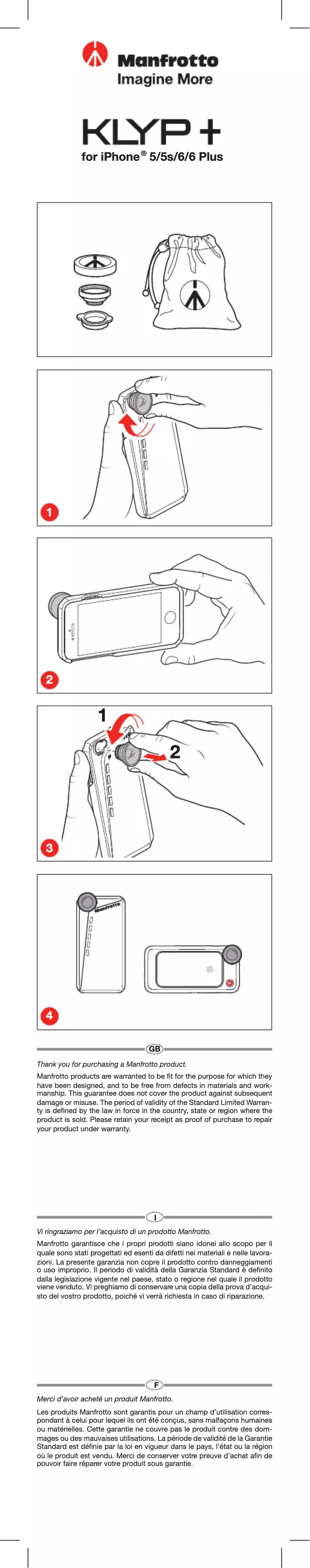 Imagen de la primera página del manual del dispositivo MOKLYP6-F