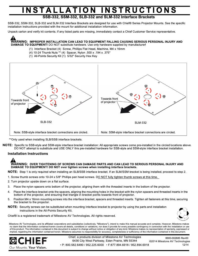 Imagen de la primera página del manual del dispositivo SLM332