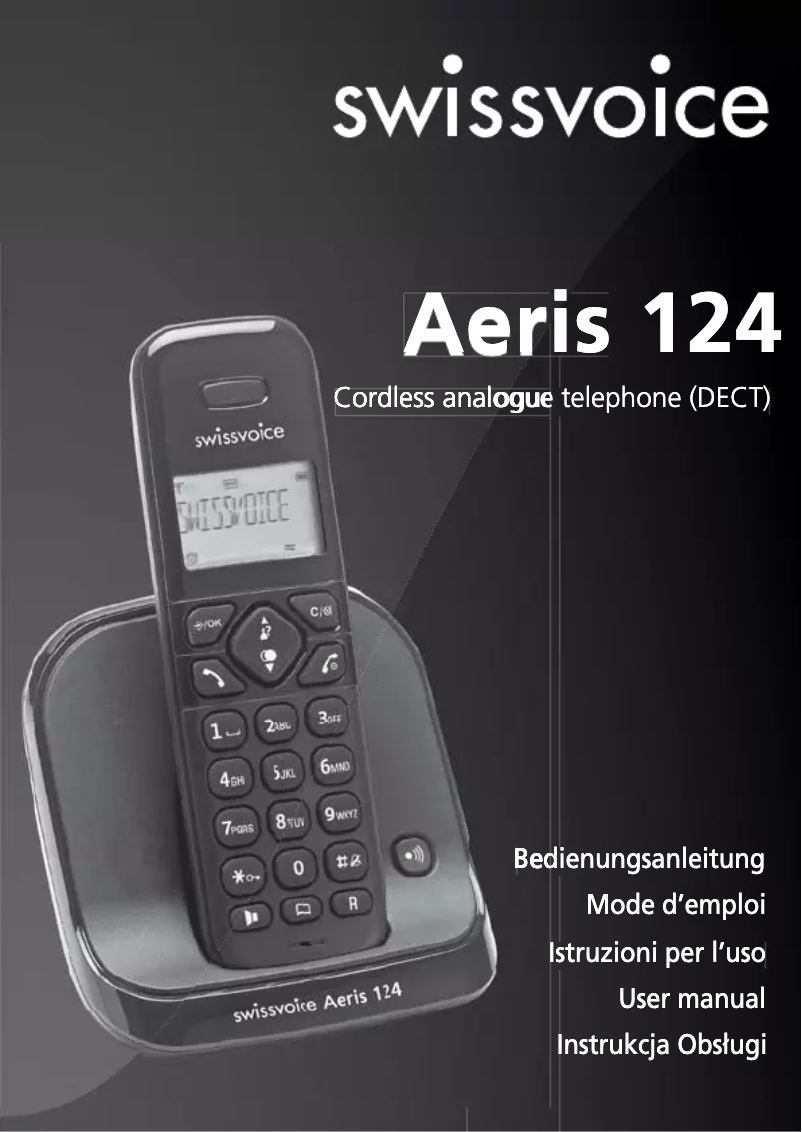 Imagen de la primera página del manual del dispositivo Aeris 124 CH
