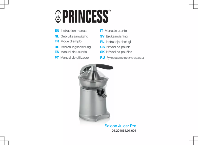 Imagen de la primera página del manual del dispositivo Saloon Pro 201861