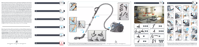 Imagen de la primera página del manual del dispositivo Silence Force Cyclonic RO7631EA