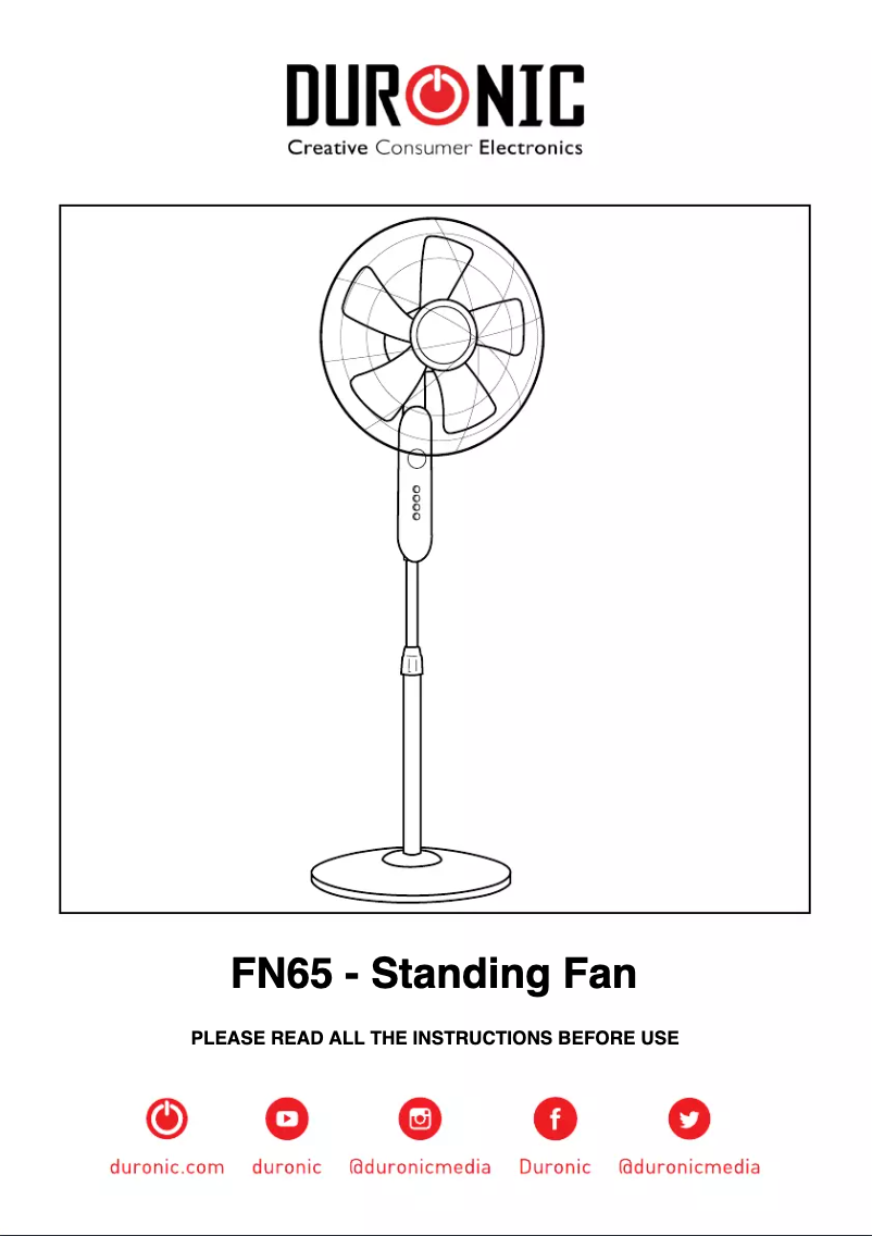 Imagen de la primera página del manual del dispositivo FN65