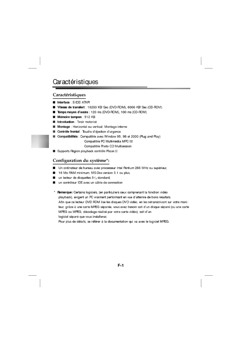 Imagen de la primera página del manual del dispositivo DRD-8120B