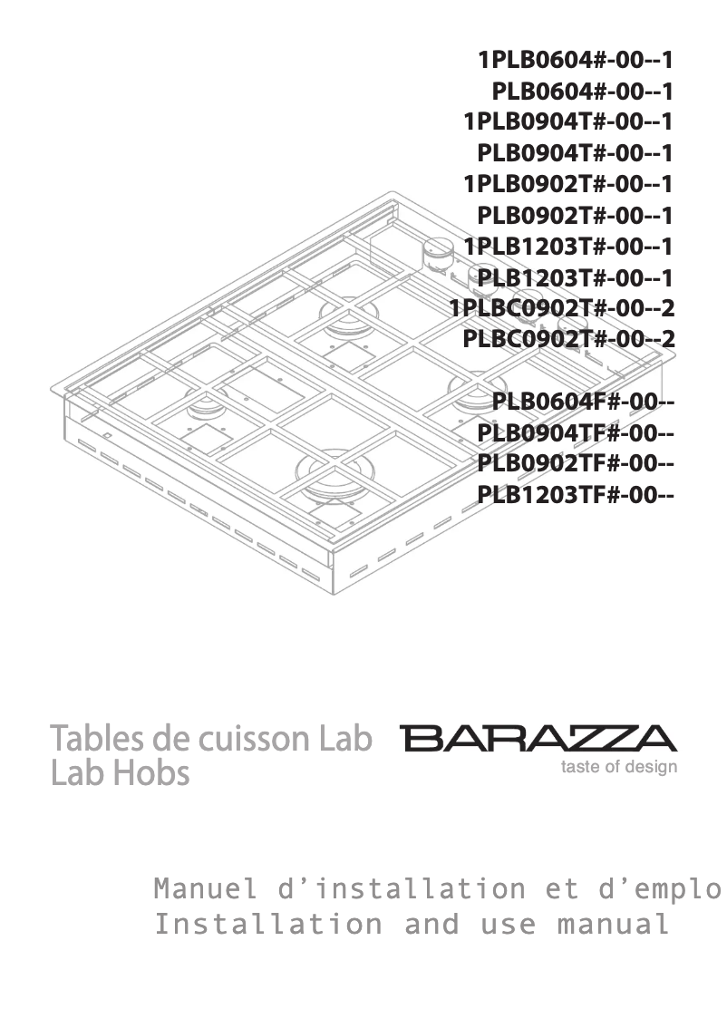 Imagen de la primera página del manual del dispositivo 1PLB5I
