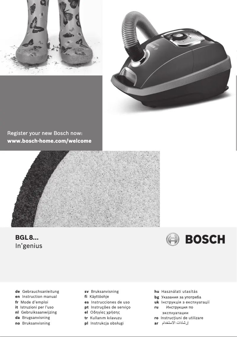 Página nº 1 - Manual de usuario Bosch In'genius BGL81030