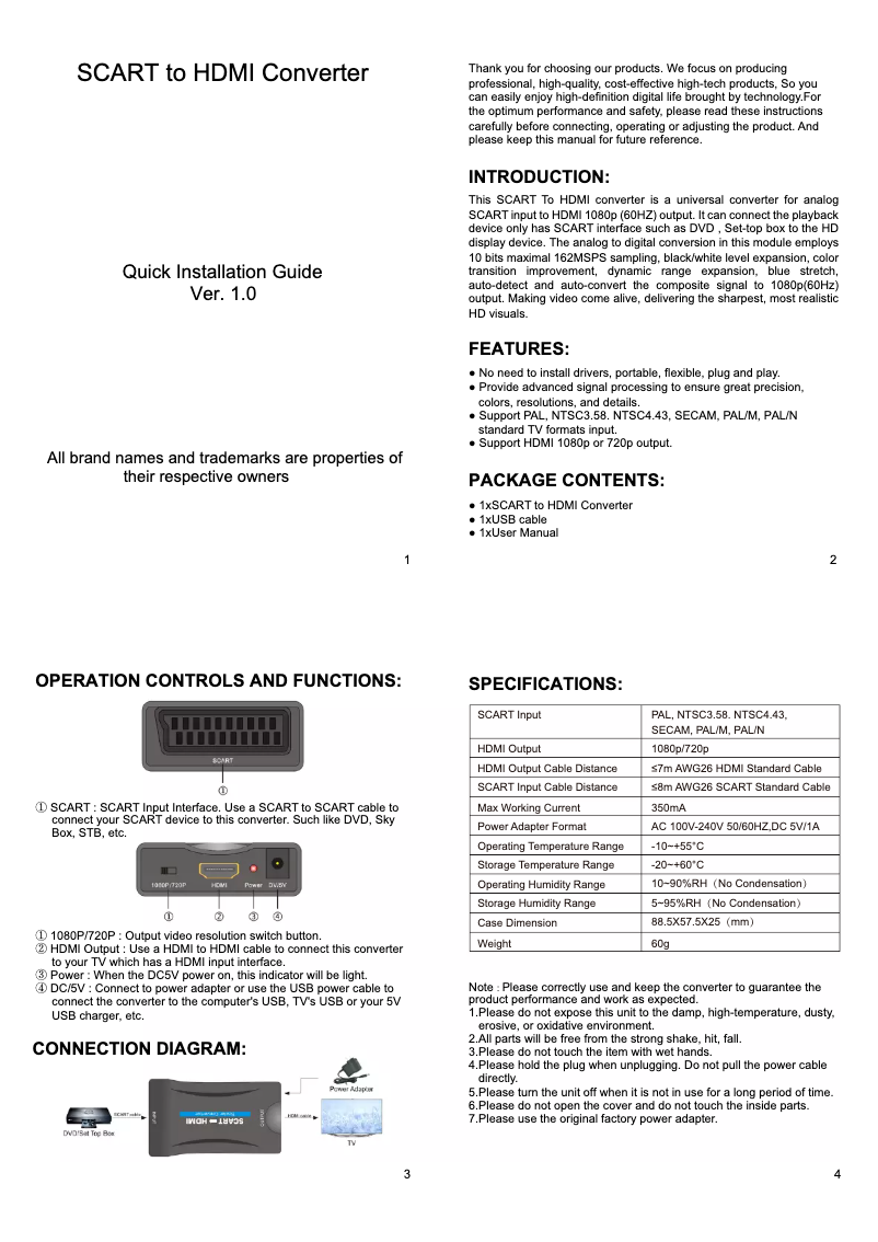 Página 1 del manual Manual de usuario Micro Connect MC-SC-HM