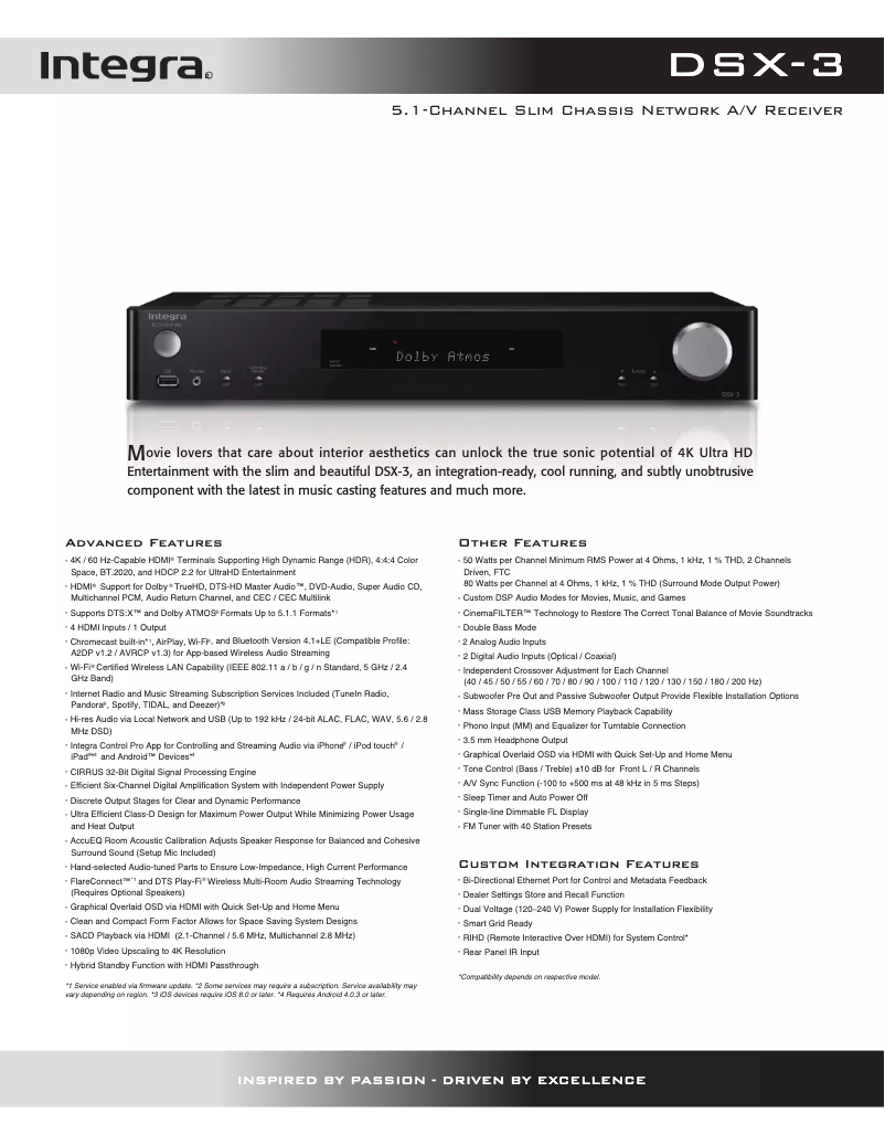 Imagen de la primera página del manual del dispositivo DSX-3