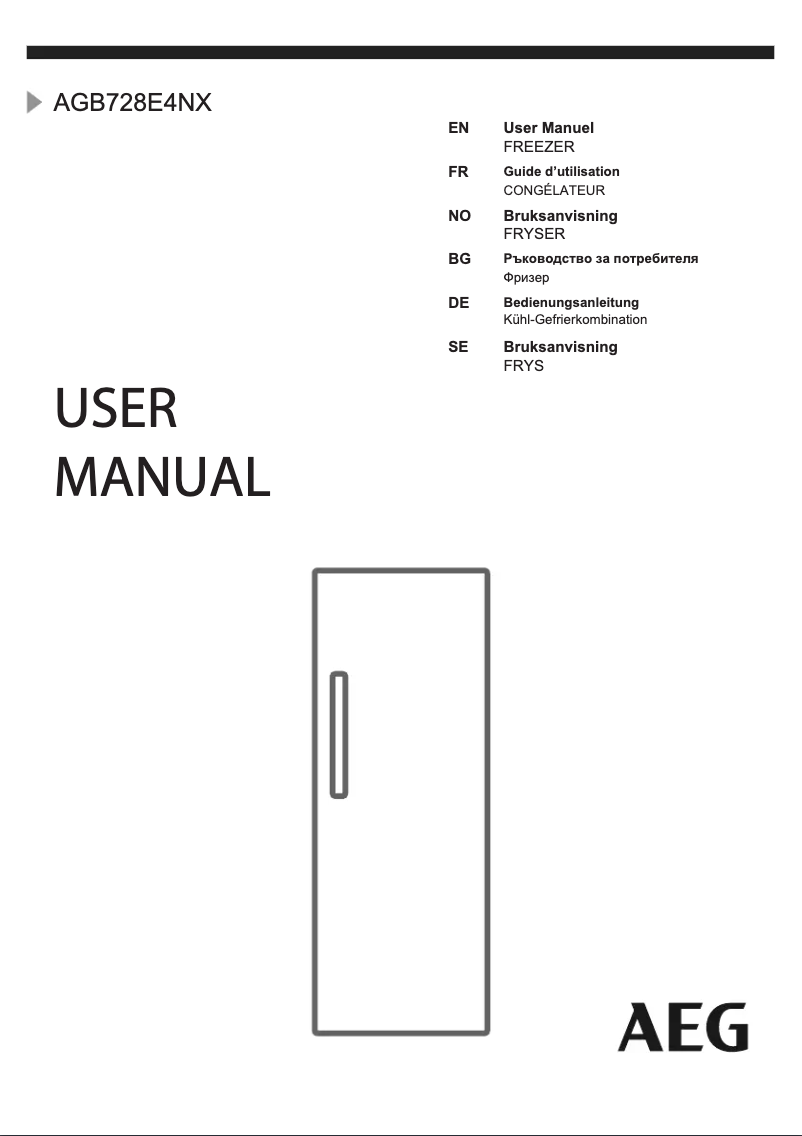 Imagen de la primera página del manual del dispositivo AGB728E4NX