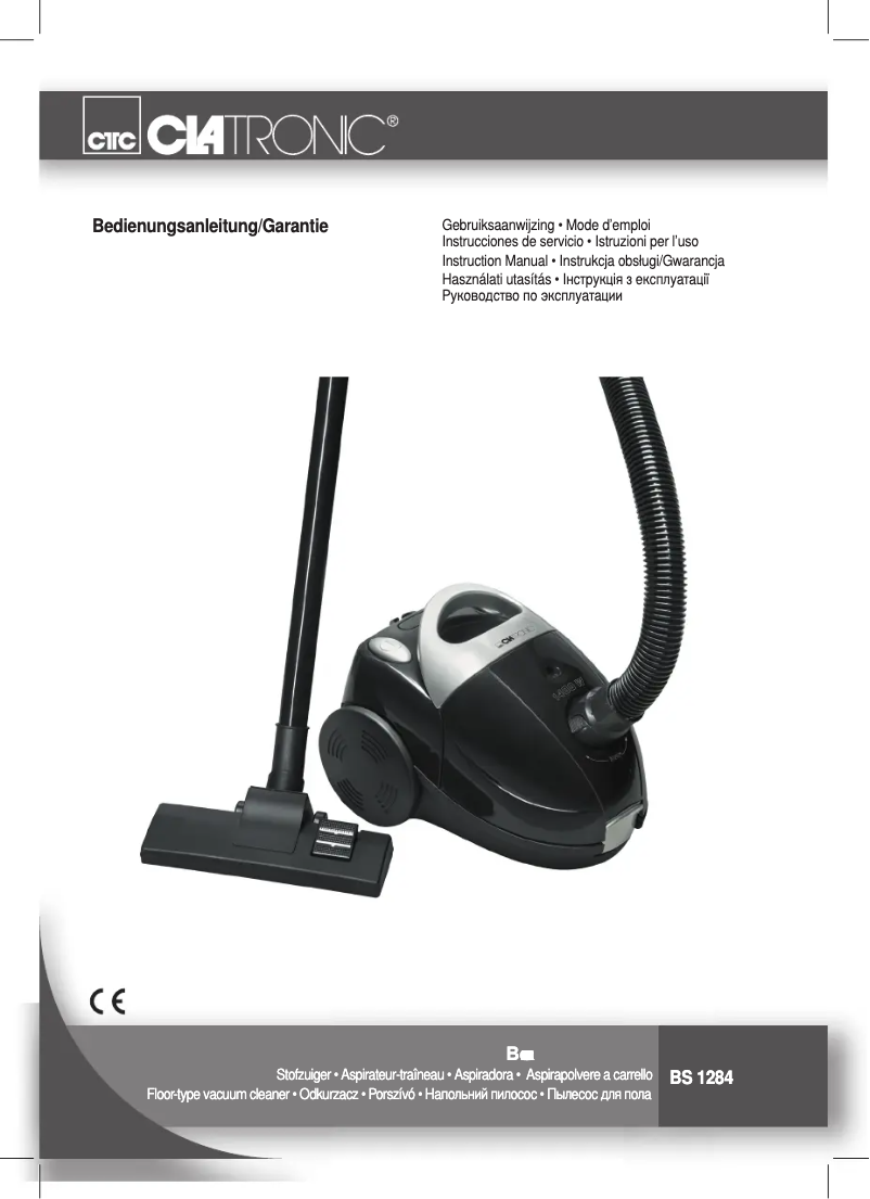 Página 1 del manual Manual de usuario Clatronic BS 1284