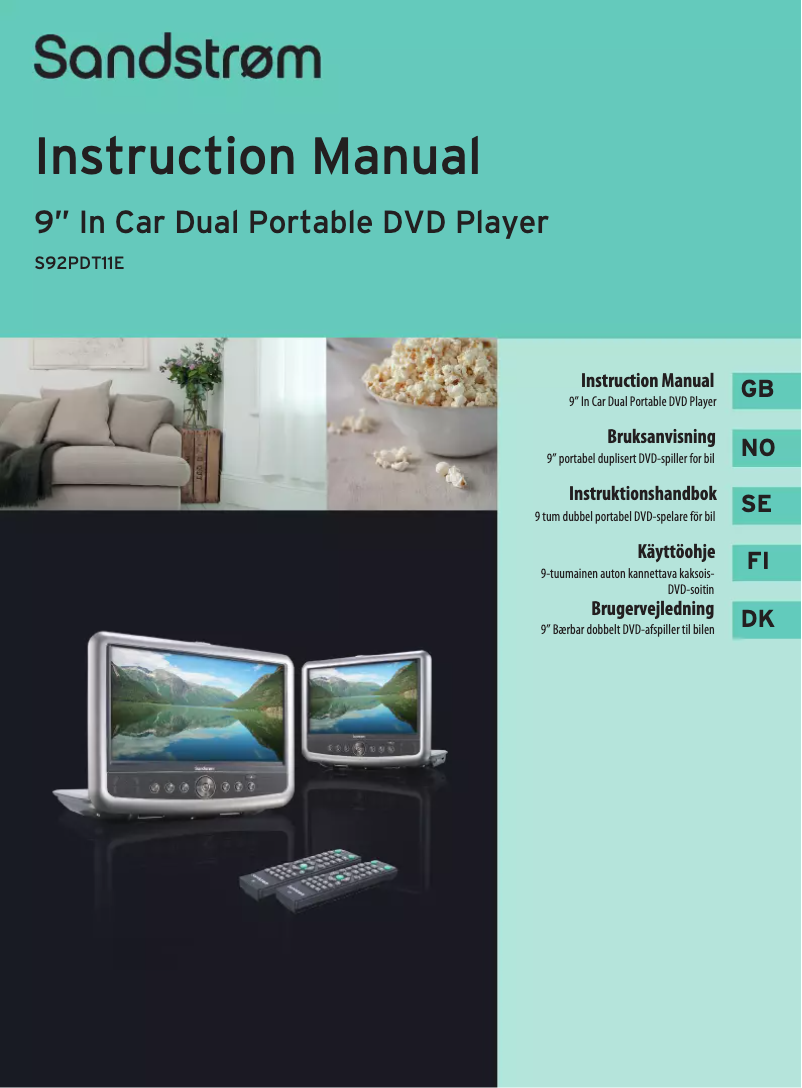 Imagen de la primera página del manual del dispositivo S92PDT11E