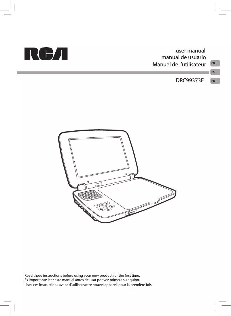 Imagen de la primera página del manual del dispositivo DRC99373E