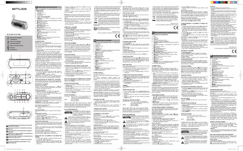 Página 1 del manual Manual de usuario Muse M-167 KDB