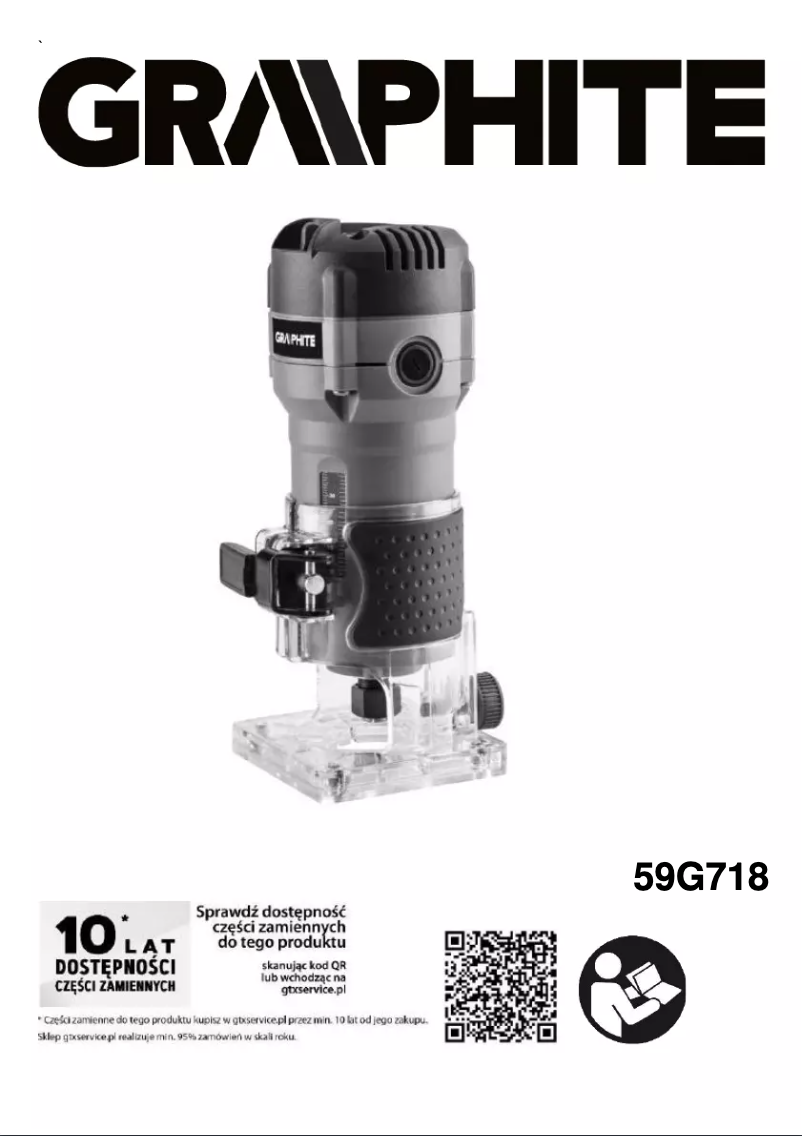 Imagen de la primera página del manual del dispositivo 59G718