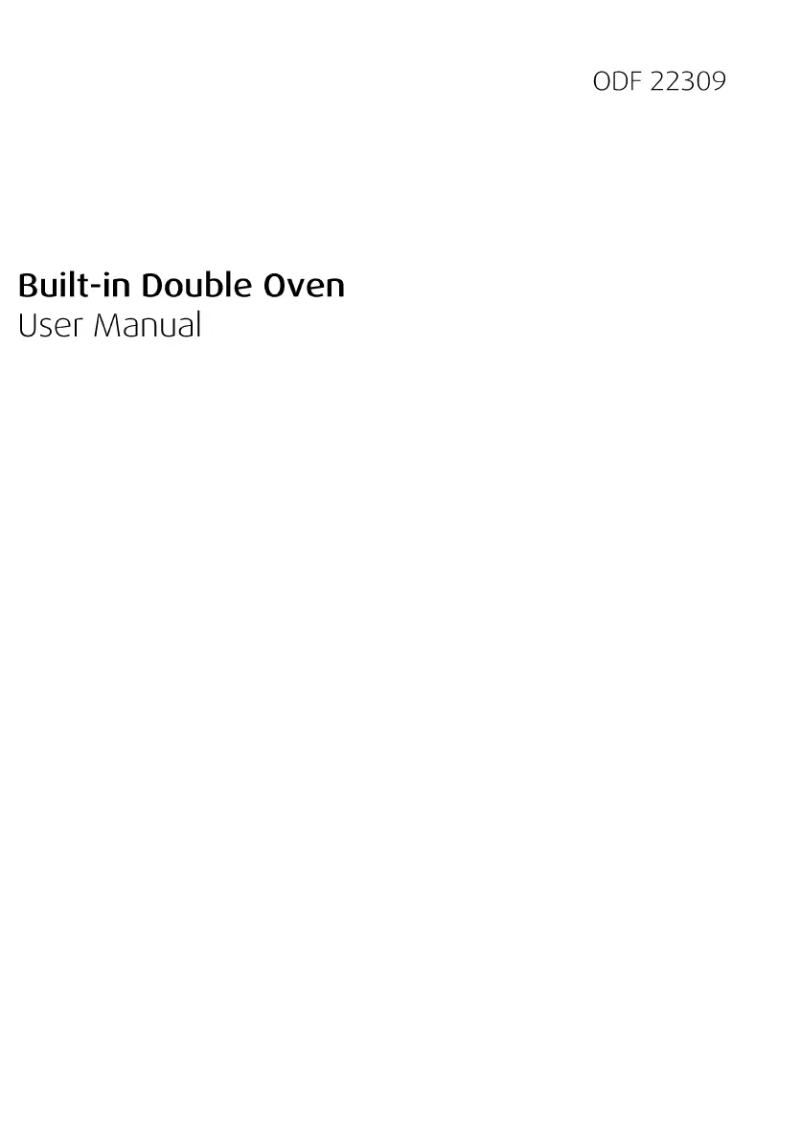Imagen de la primera página del manual del dispositivo ODF 22309