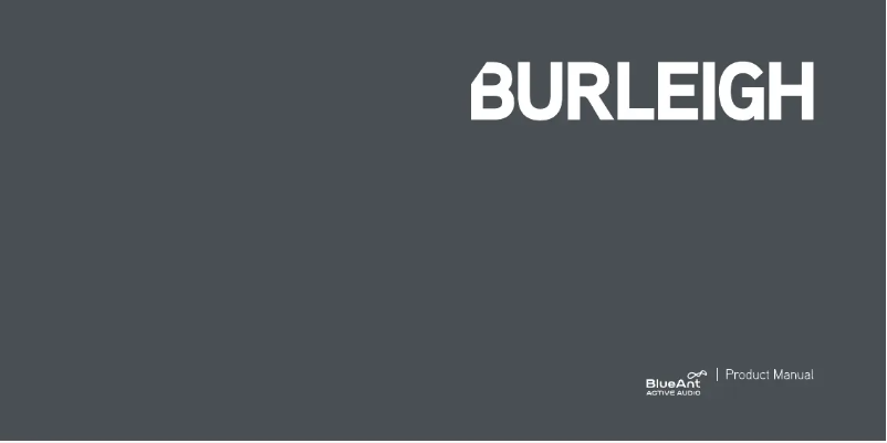 Imagen de la primera página del manual del dispositivo Burleigh