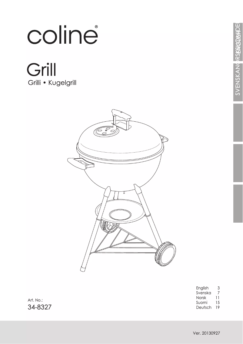 Página 1 del manual Manual de usuario Coline 34-8327