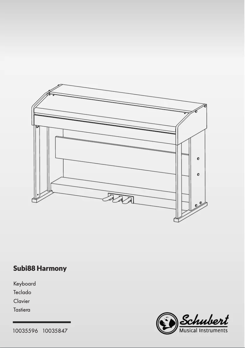 Imagen de la primera página del manual del dispositivo Subi88 Harmony