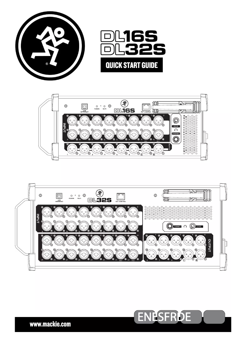 Página nº 1 - Manual de usuario Mackie DL32S