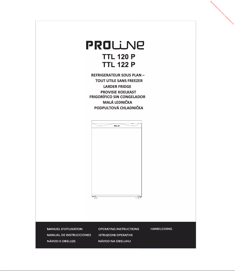 Imagen de la primera página del manual del dispositivo TTL 122 P