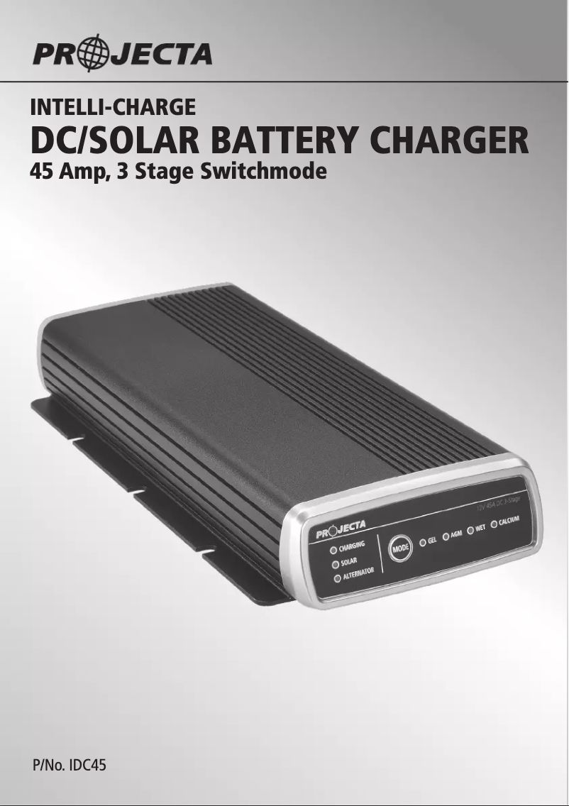 Imagen de la primera página del manual del dispositivo IDC45