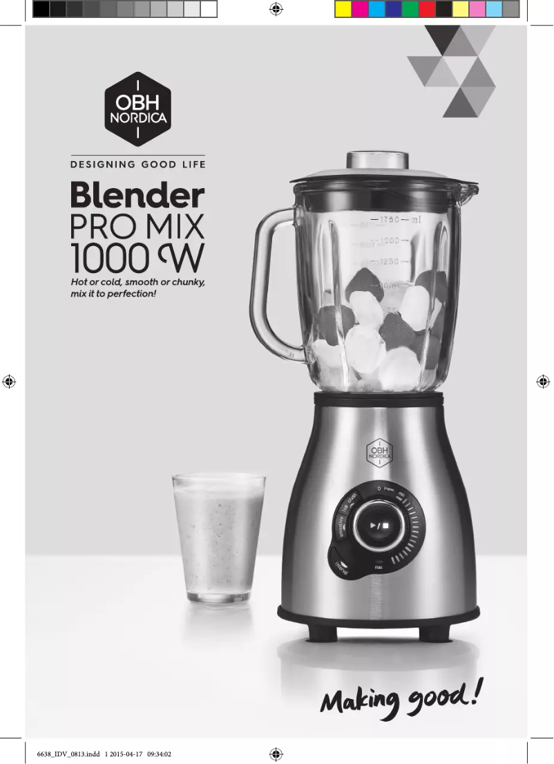 Imagen de la primera página del manual del dispositivo Pro Mix