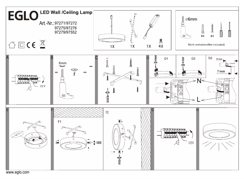 Imagen de la primera página del manual del dispositivo 97276