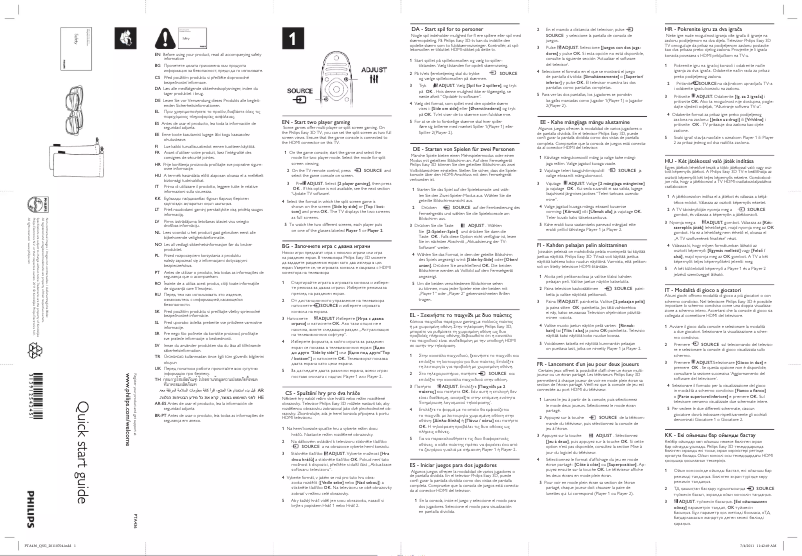 Imagen de la primera página del manual del dispositivo PTA436