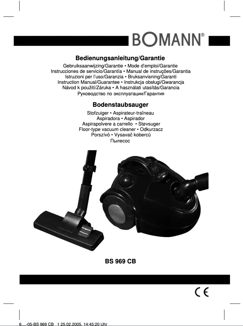 Página 1 del manual Manual de usuario Bomann BS 969 CB