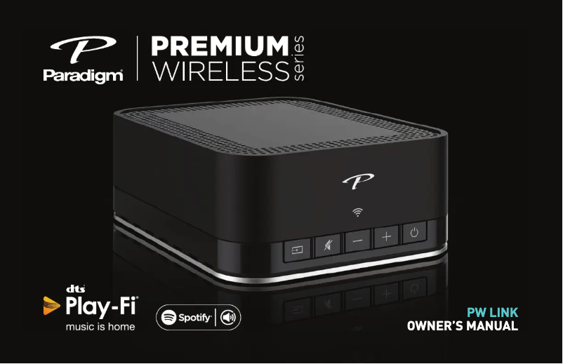 Página 1 del manual Manual de usuario Paradigm PW LINK