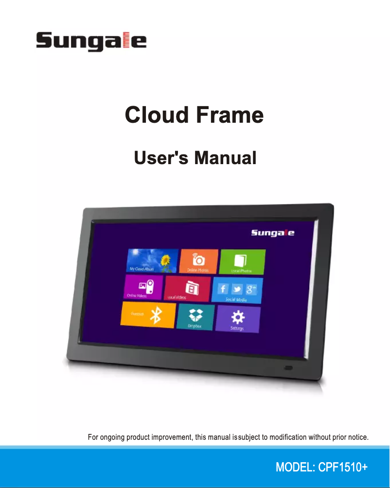 Imagen de la primera página del manual del dispositivo CPF1510+
