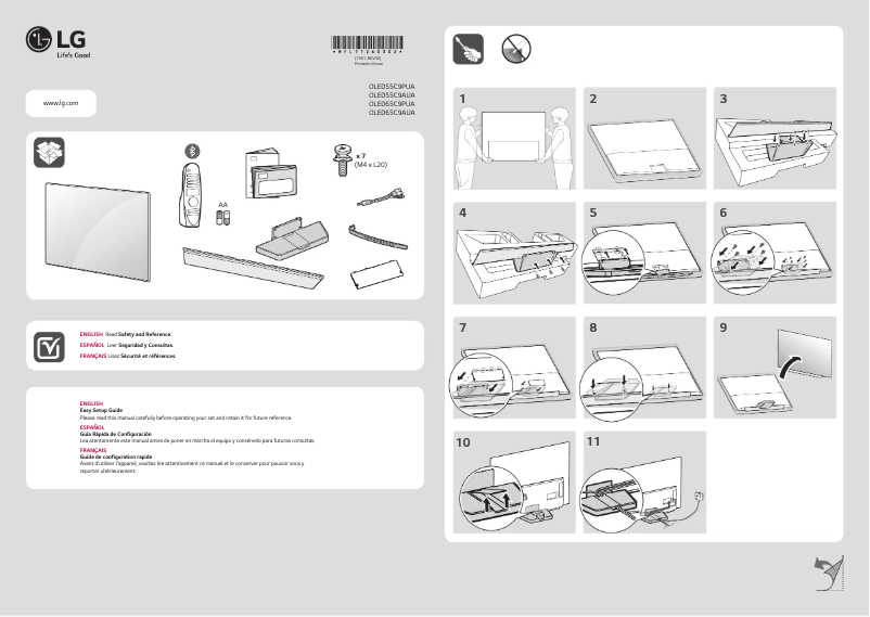 Página nº 1 - Manual de usuario LG OLED65C9AUA