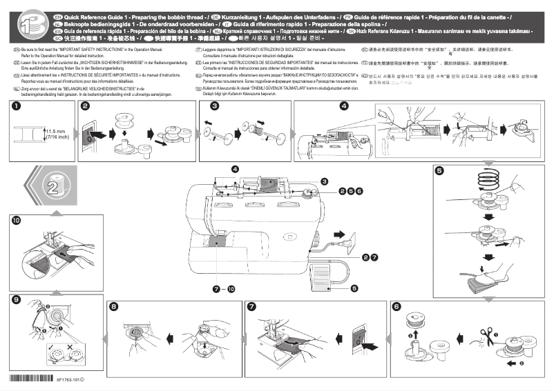 Página 1 del manual Manual de usuario Brother Classic 30
