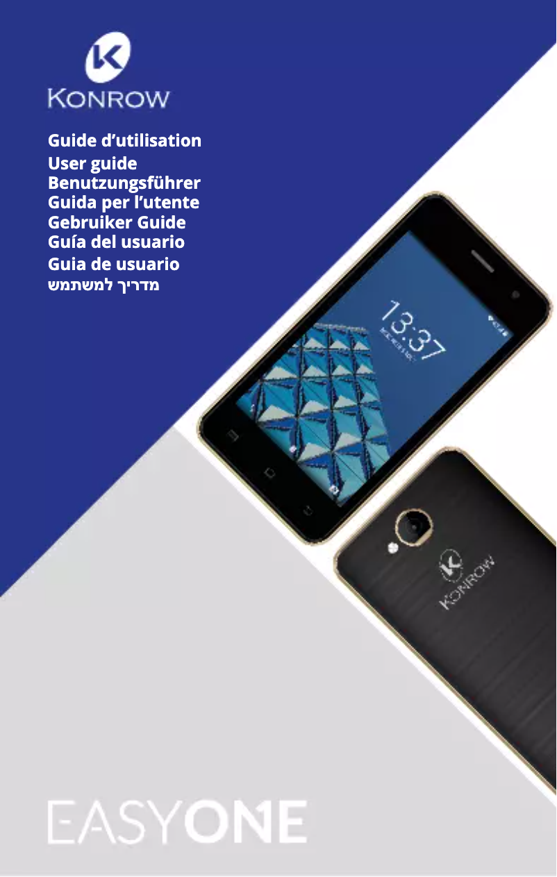 Página nº 1 - Manual de usuario Konrow Easy One