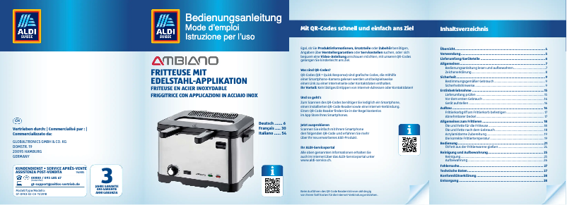 Imagen de la primera página del manual del dispositivo GT-DFK3-02-ch