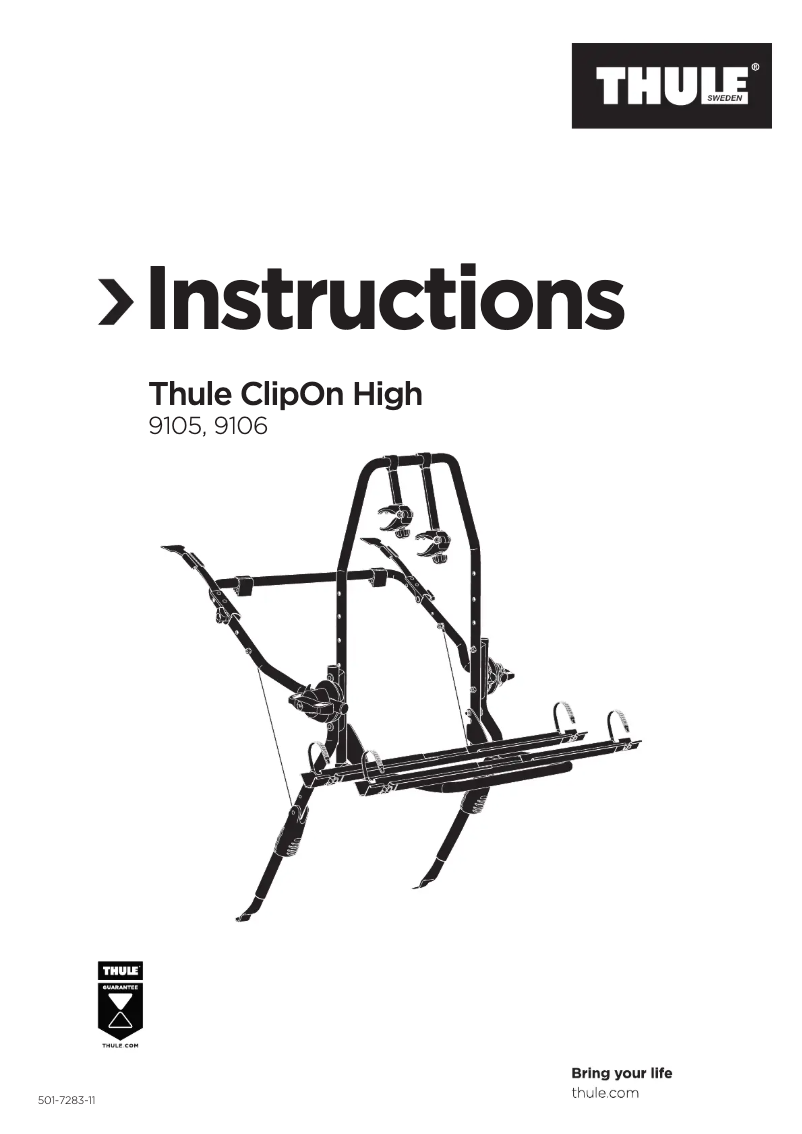 Imagen de la primera página del manual del dispositivo ClipOn High 9106