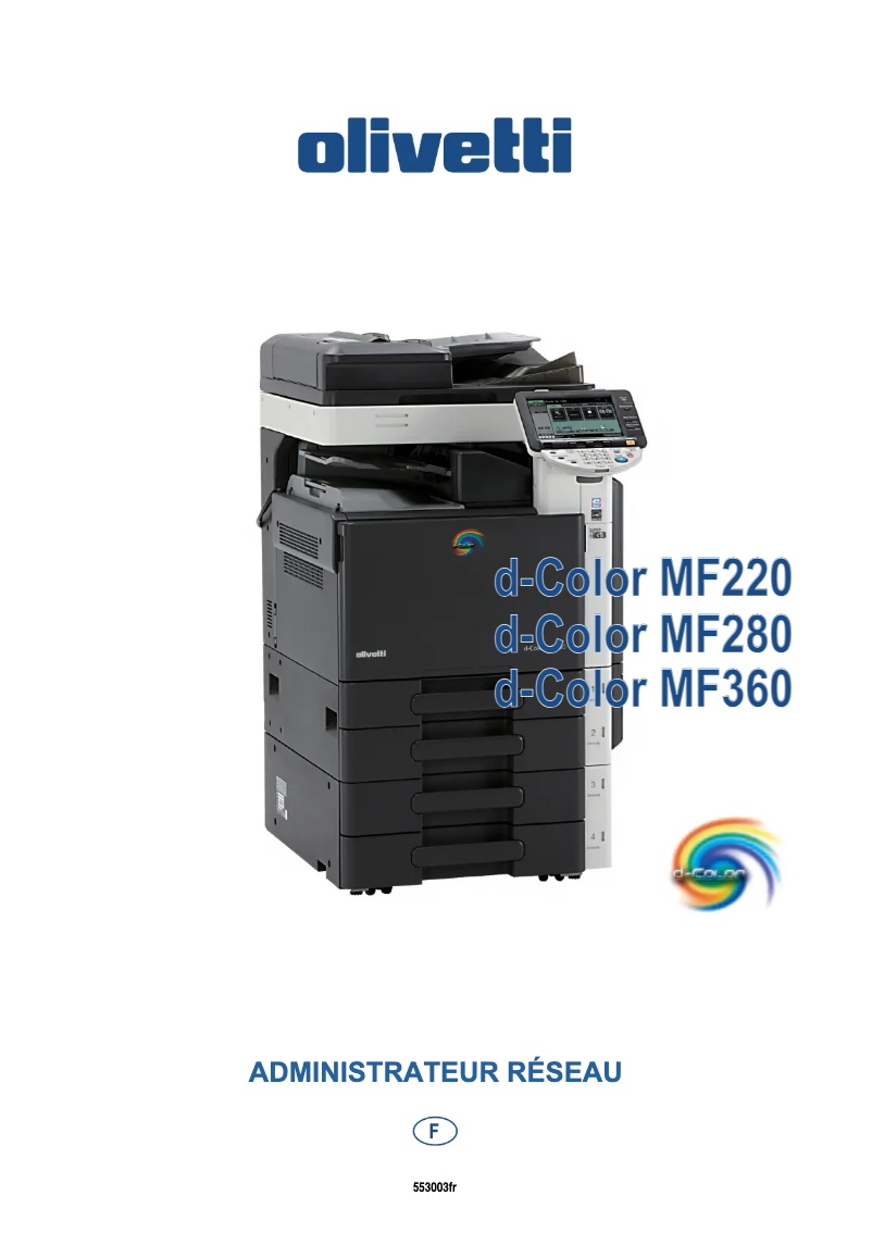 Página 1 del manual Manual de usuario Olivetti d-Color MF220