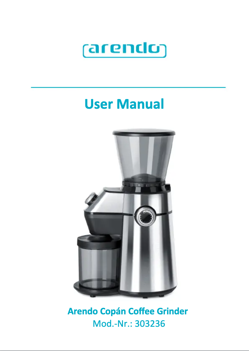 Imagen de la primera página del manual del dispositivo 303236