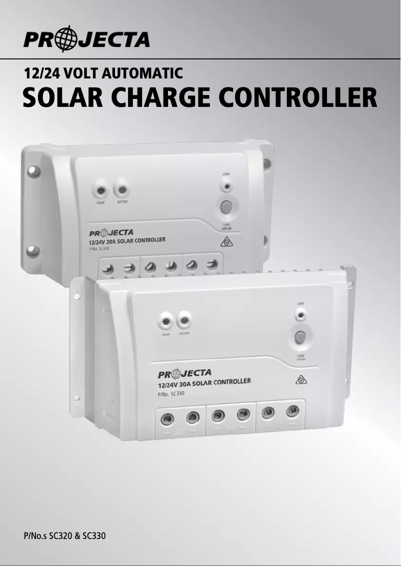 Página 1 del manual Manual de usuario Projecta SC320D