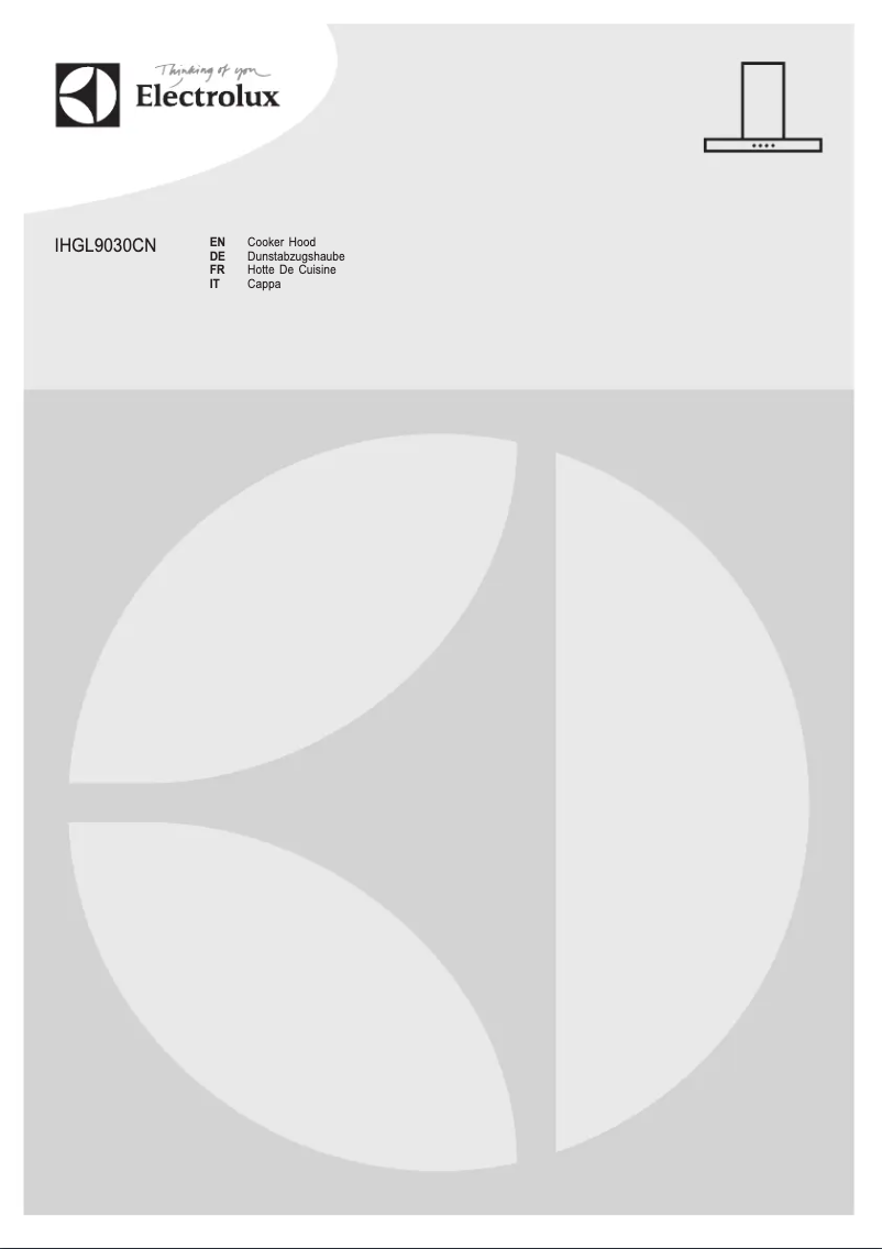 Página 1 del manual Manual de usuario Electrolux IHGL9030CN