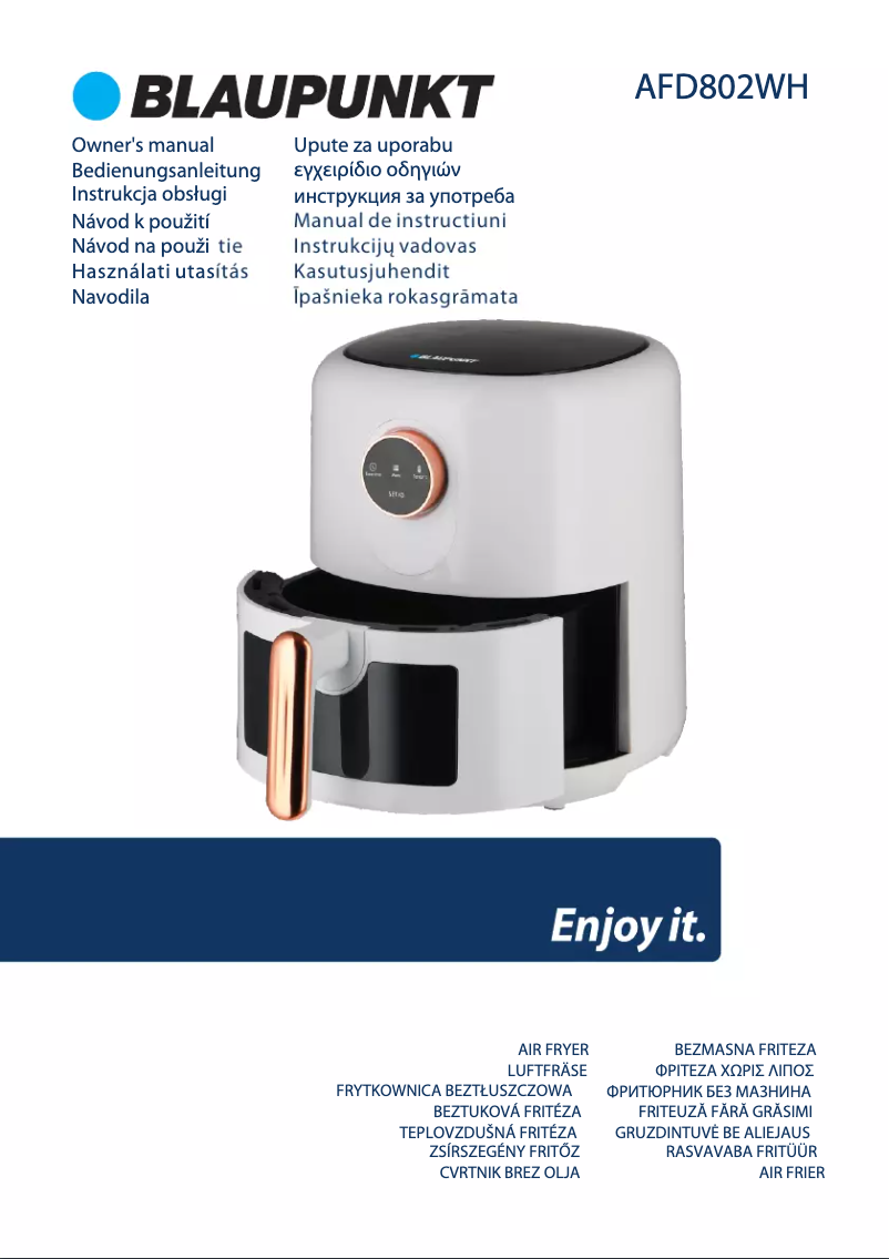 Imagen de la primera página del manual del dispositivo AFD802WH