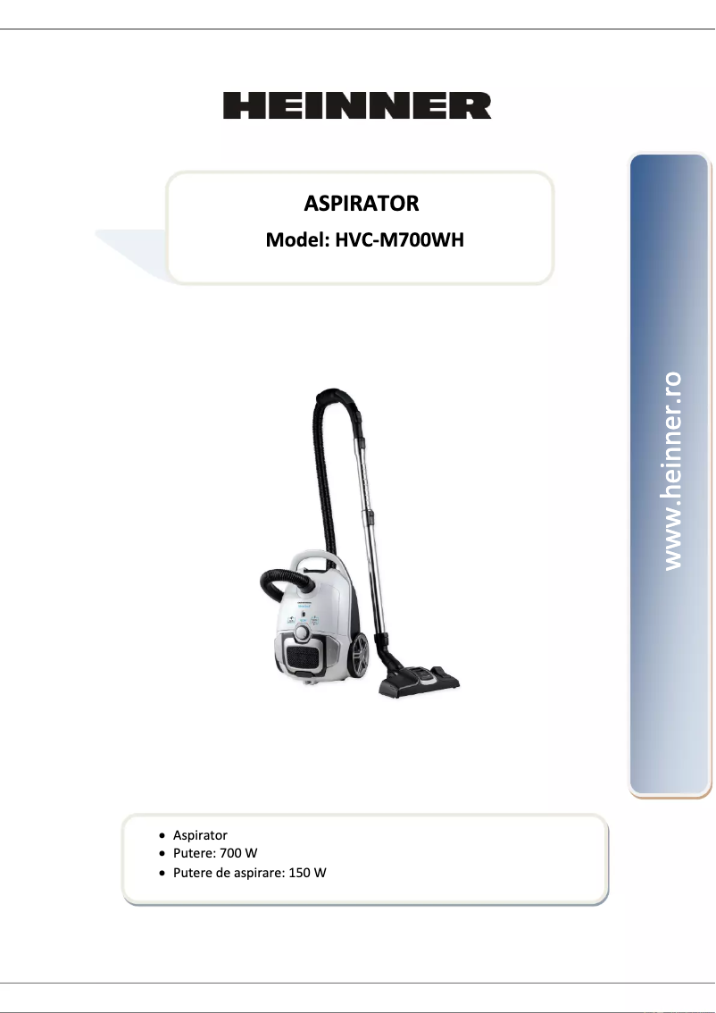 Imagen de la primera página del manual del dispositivo HVC-M700WH