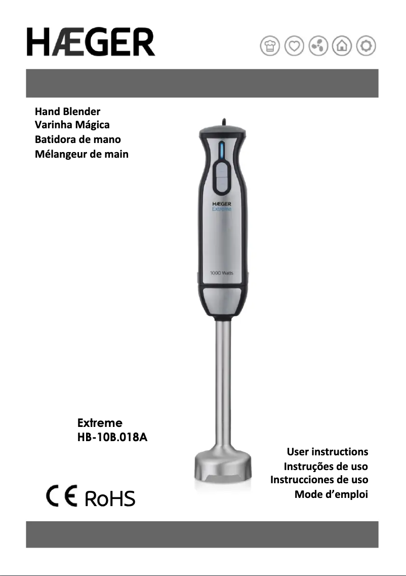 Página 1 del manual Manual de usuario Haeger Extreme HB-10B.018A