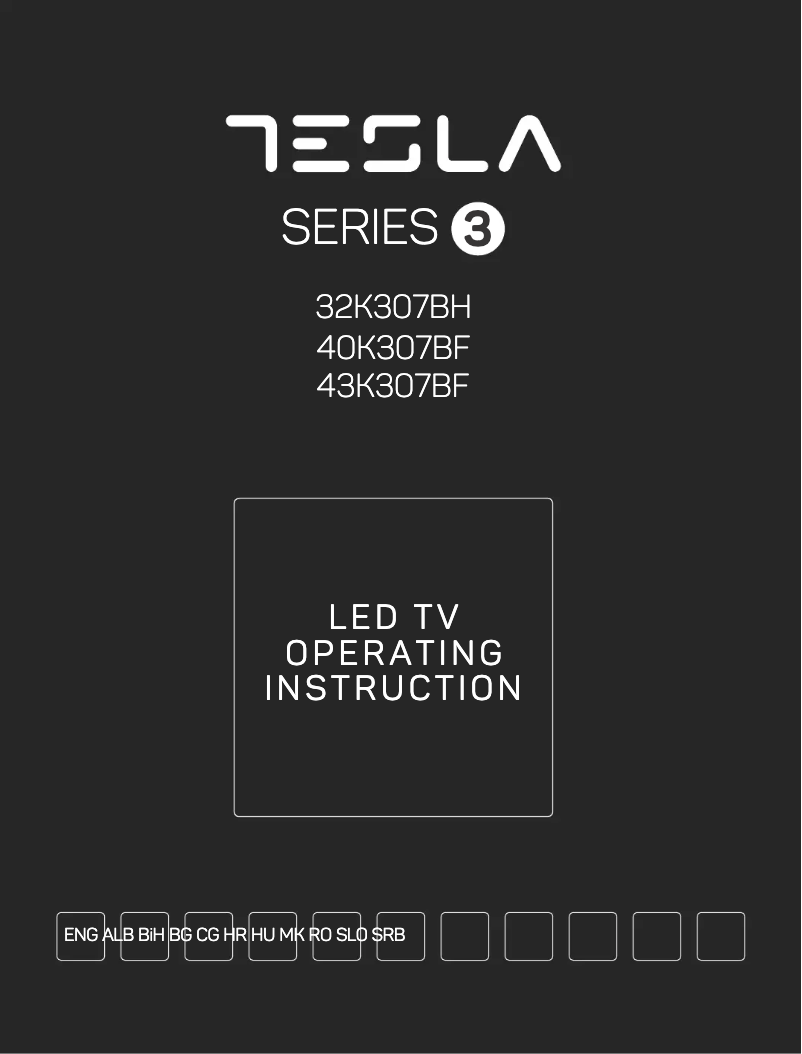 Imagen de la primera página del manual del dispositivo 40K307BF