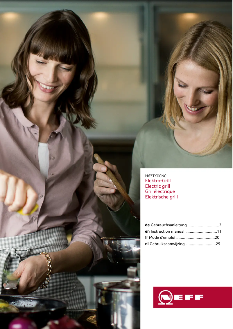 Página nº 1 - Manual de usuario Neff NTK6300N