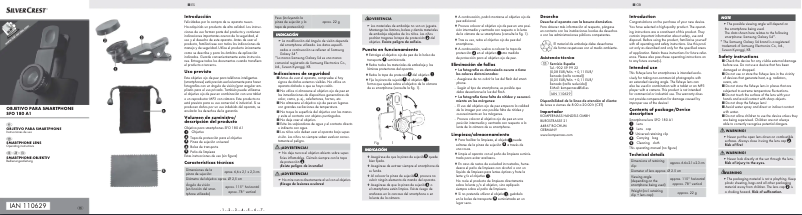 Página 1 del manual Manual de usuario SilverCrest SFO 180 A1