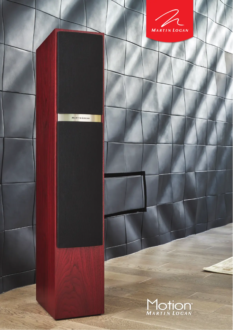 Página 1 del manual Folleto Martin Logan Motion SLM X3