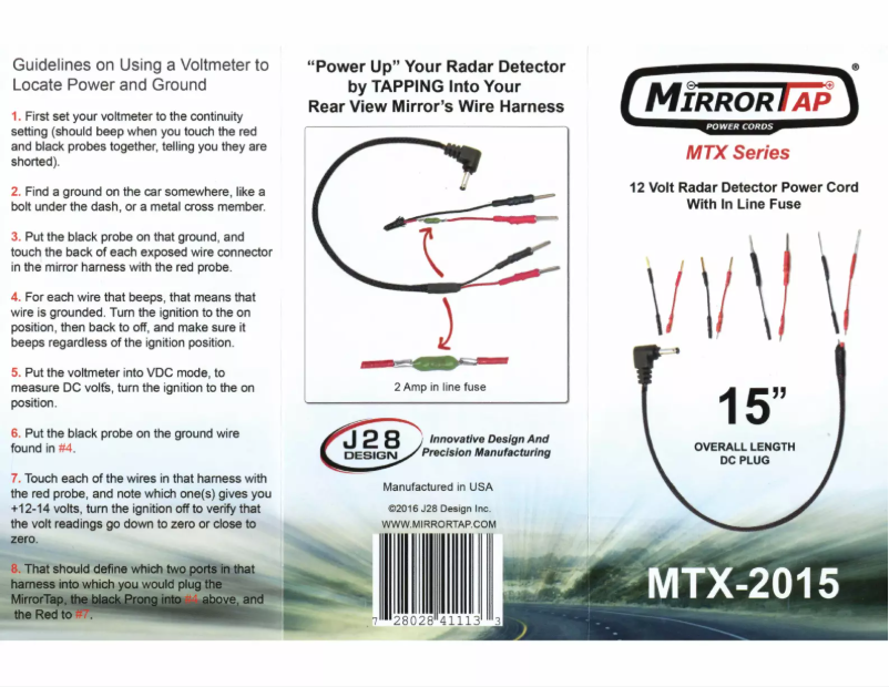 Página 1 del manual Manual de usuario BlendMount MTX-2015
