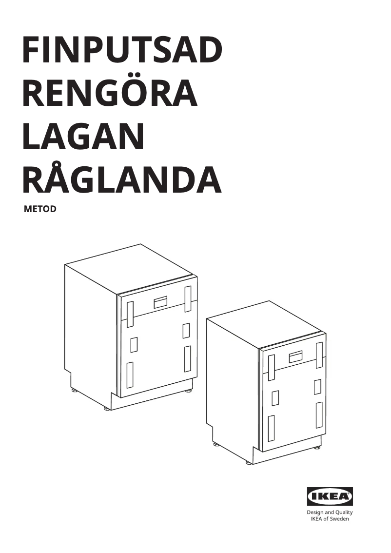 Página 1 del manual Manual de usuario Ikea RÅGLANDA 805.680.36